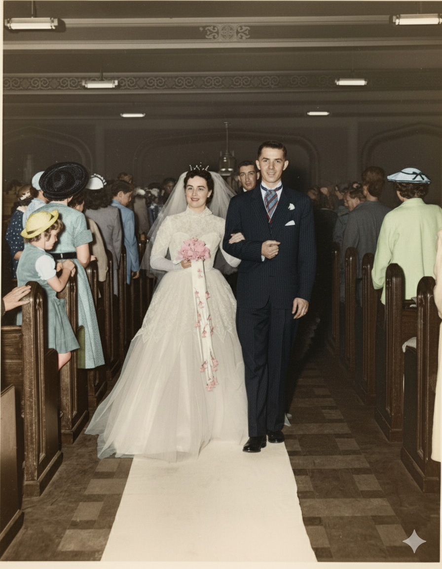 Mom-Dad Wedding 1953 (14)